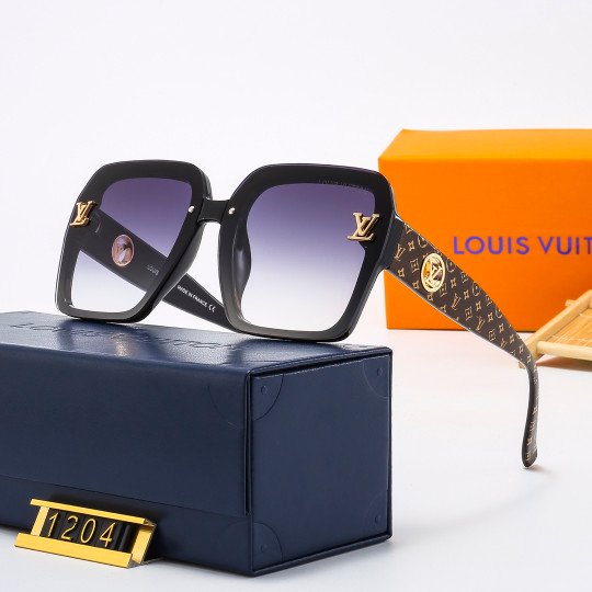 LV Classic Vintage Pattern HD Eyewear with 100% UV Protection and 90% Light Transmittance