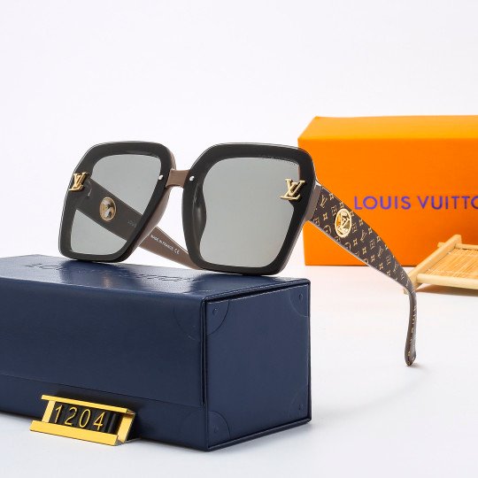 LV Classic Vintage Pattern HD Eyewear with 100% UV Protection and 90% Light Transmittance