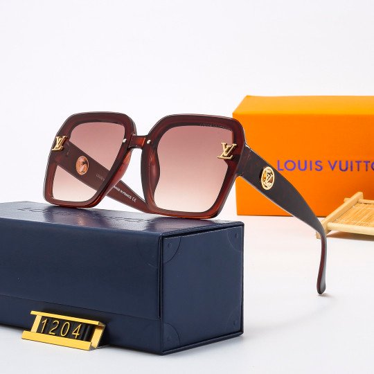 LV Classic Vintage Pattern HD Eyewear with 100% UV Protection and 90% Light Transmittance