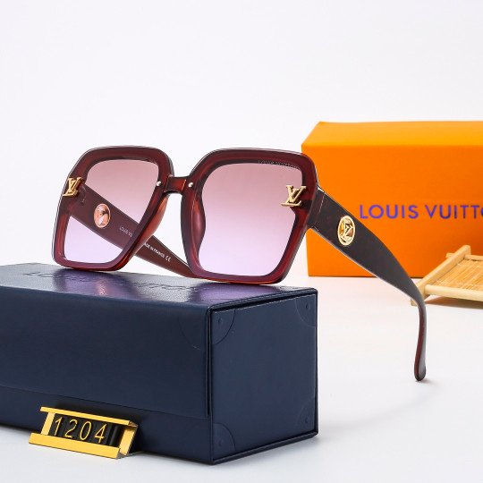 LV Classic Vintage Pattern HD Eyewear with 100% UV Protection and 90% Light Transmittance