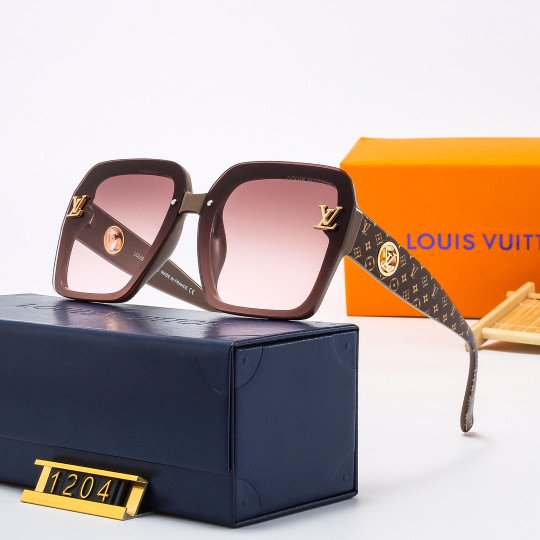 LV Classic Vintage Pattern HD Eyewear with 100% UV Protection and 90% Light Transmittance