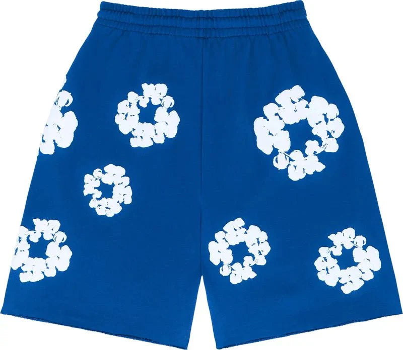 Denim Tears ‘The Cotton Wreath’ Shorts Royal Blue