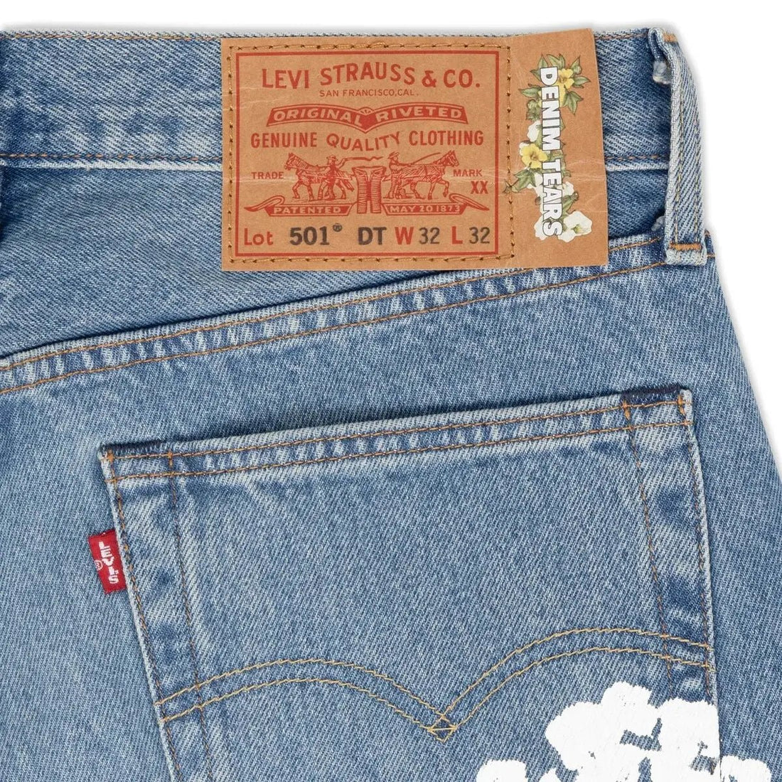 Denim Tears x Levi’s Light Wash Denim Blue