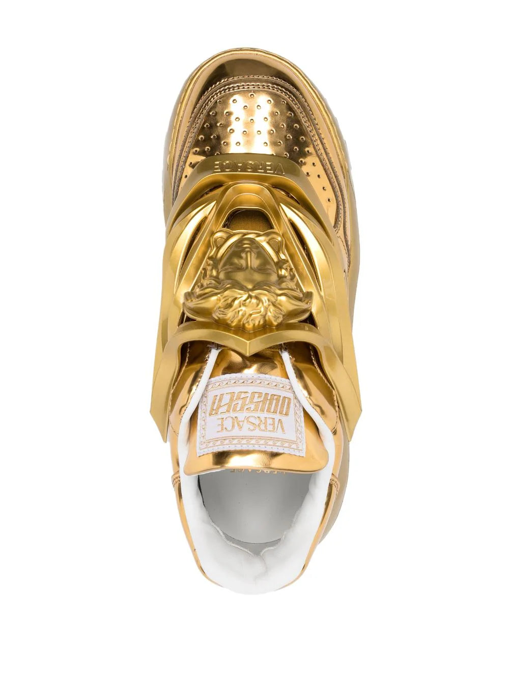 Versace Odissea metallic-effect sneakers