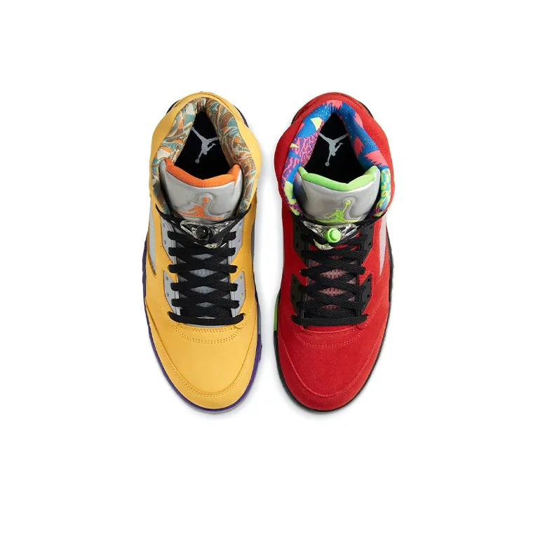 Air Jordan 5 Retro SE 'What The' - Unique Design, Iconic Style, Expert Authentication, Various Sizes Available