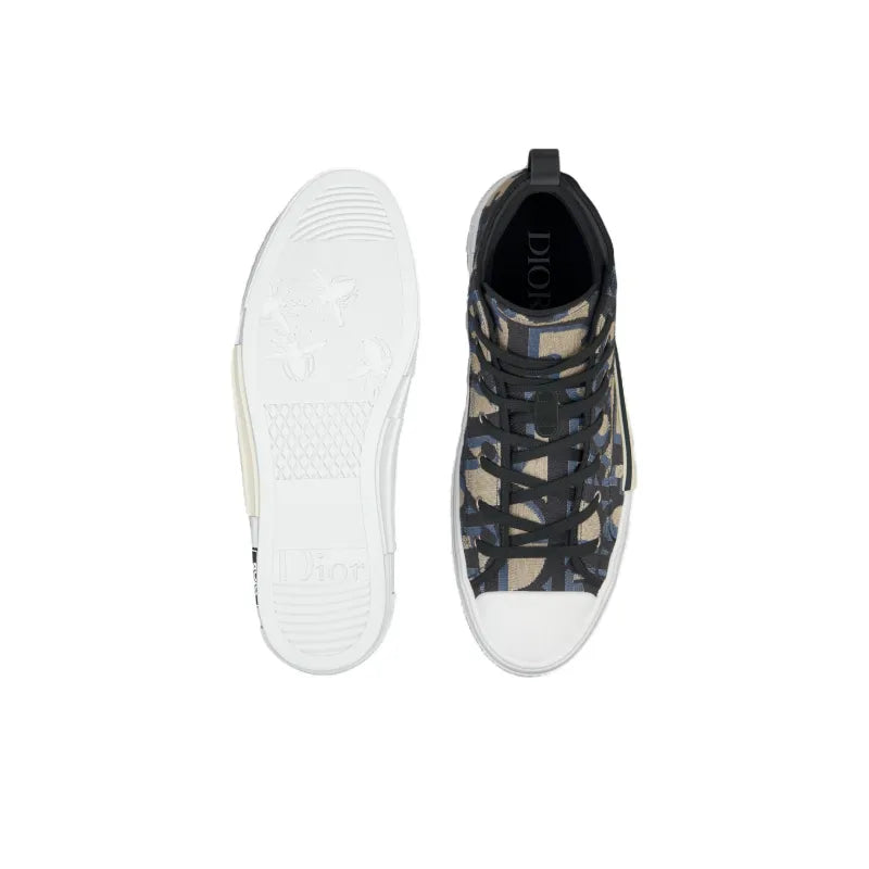 Dior ‘B23’ High-Top Sneakers Beige