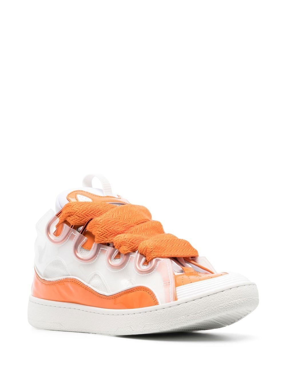 ORANGE AND WHITE LANVIN - SNEAKER