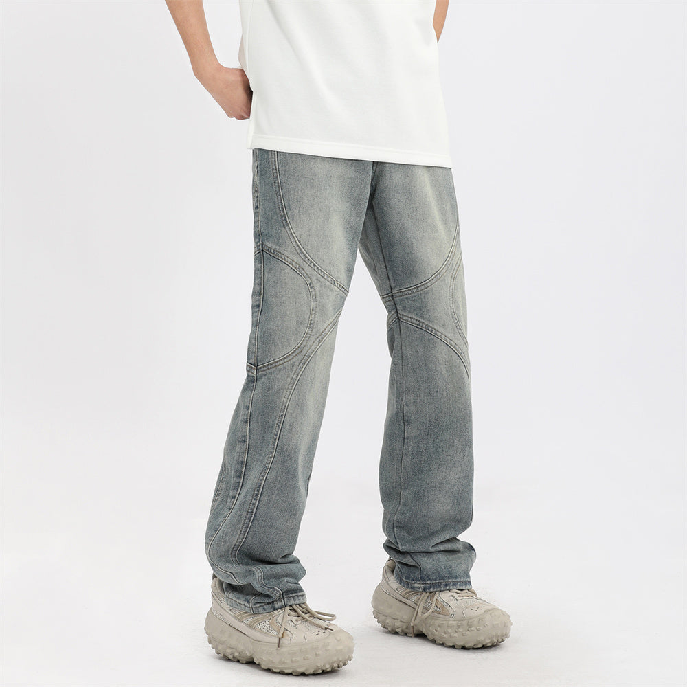 Men's High Street Retro Wash Pants