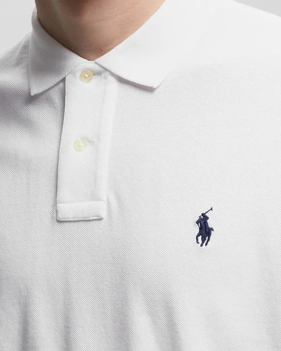 POLO RALPH LAURENCUSTOM SLIM FIT MESH POLO SHIRT