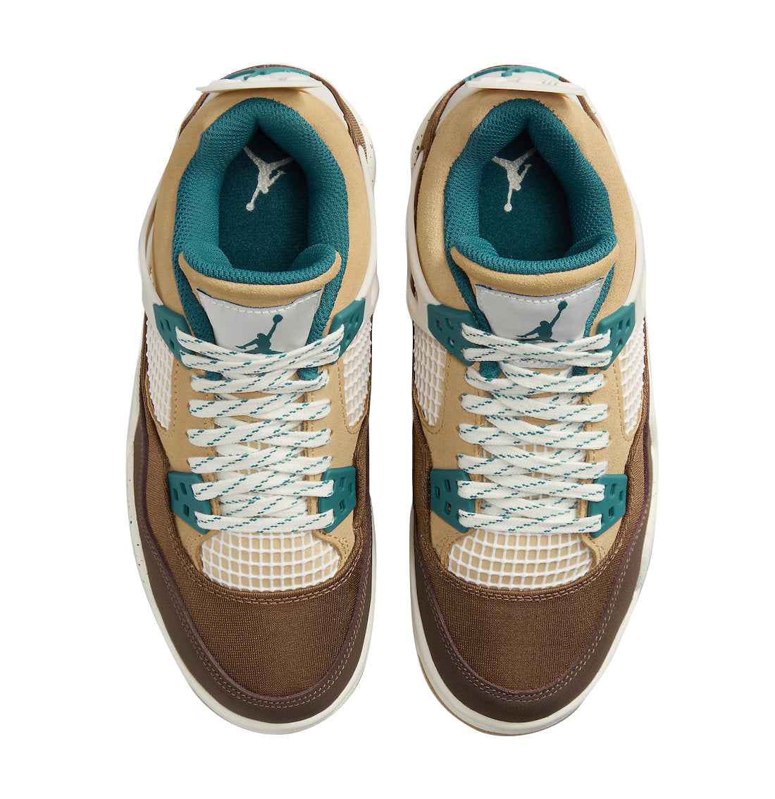 Air Jordan 4 GS Cacao Wow - Seasonal Collection Outdoor Sneaker in Cacao Wow and Geode Teal