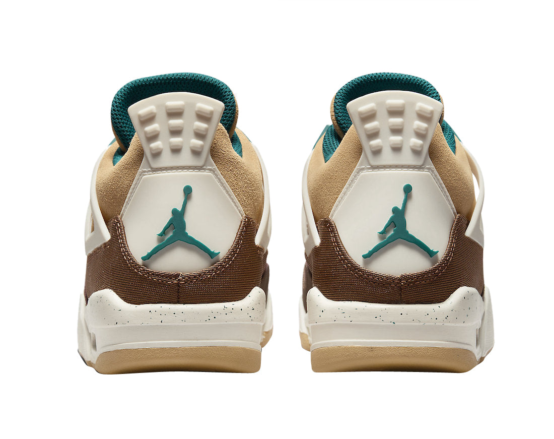 Air Jordan 4 GS Cacao Wow - Seasonal Collection Outdoor Sneaker in Cacao Wow and Geode Teal