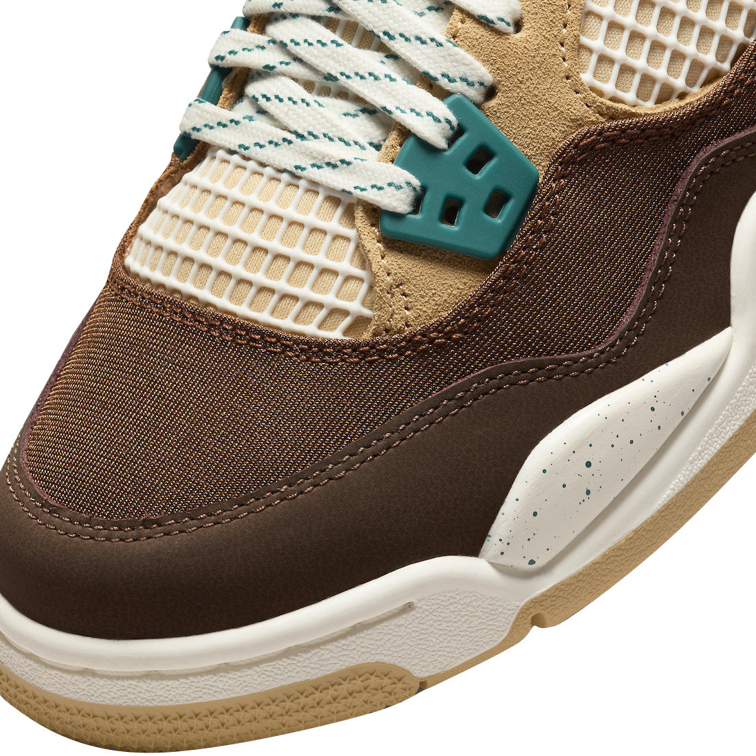 Air Jordan 4 GS Cacao Wow - Seasonal Collection Outdoor Sneaker in Cacao Wow and Geode Teal