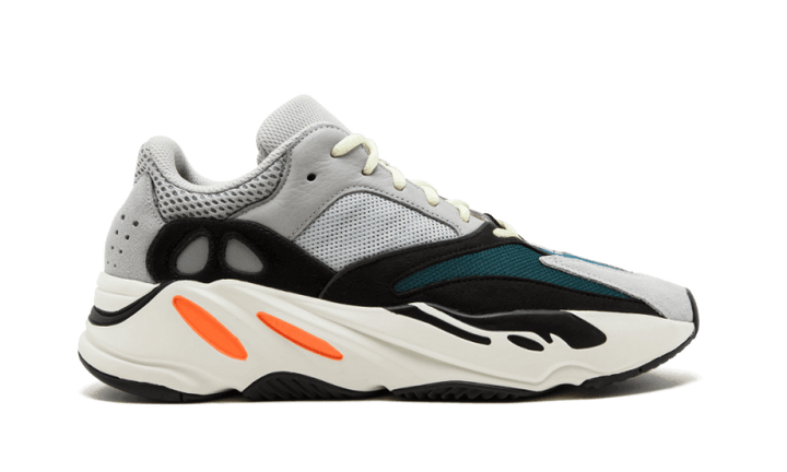 Adidas Yeezy 700 Wave Runner Solid Grey Sneakers with Unique Design and Multicolor Accents